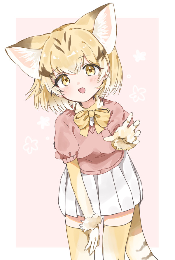 フェネックの服を着たスナネコ