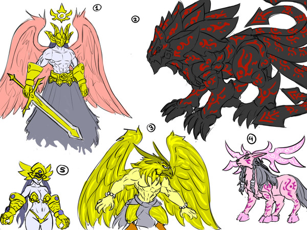 Practice - fantasy creatures 01