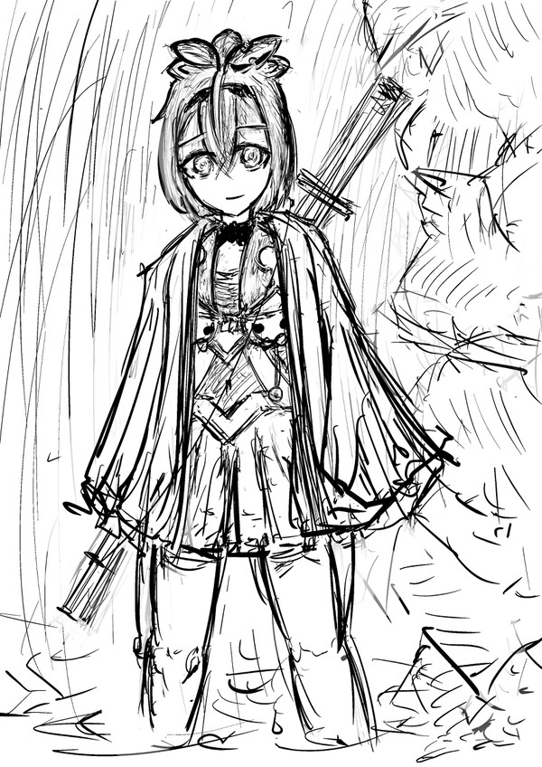 風真いろは (ほぼ)モノクロ 落書きまとめ