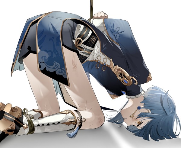 縛られ行