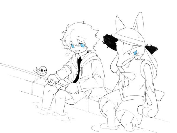 fishing with lucario