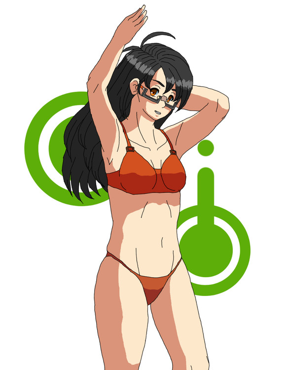 Allena Sanctiesdo swimsuit
