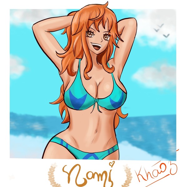 Nami One Piece Polaroid