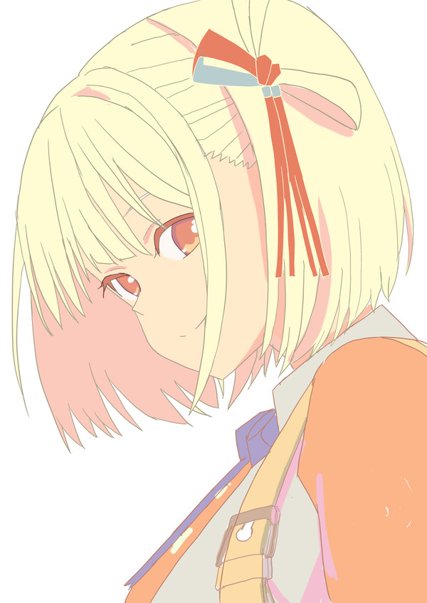 千束模写完成
