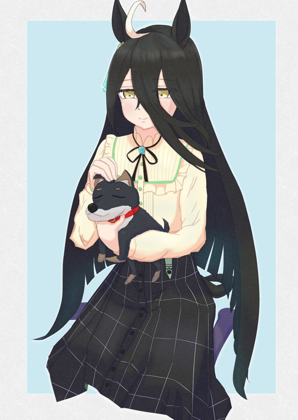 犬を撫でるカフェ