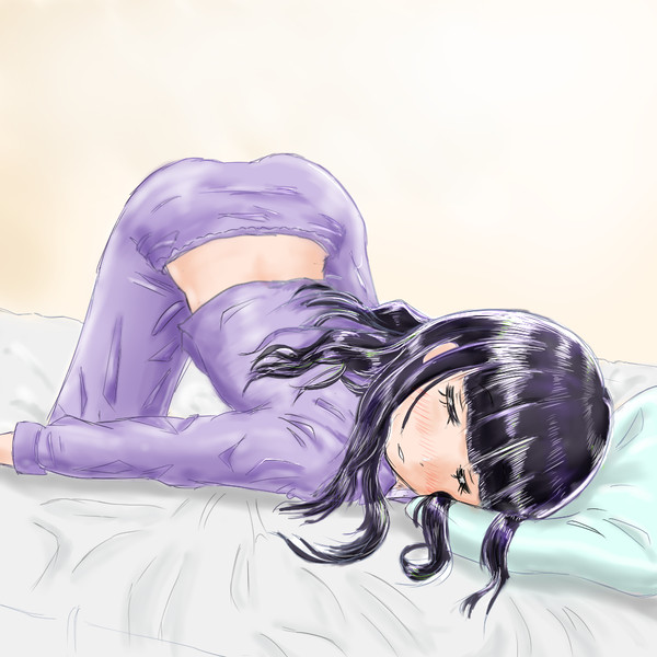 寝相の悪いあまねさん