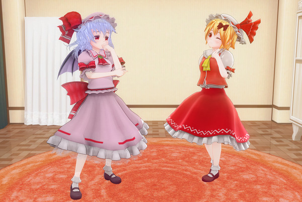 こっそり紅魔館にやって来たルーミアちゃん