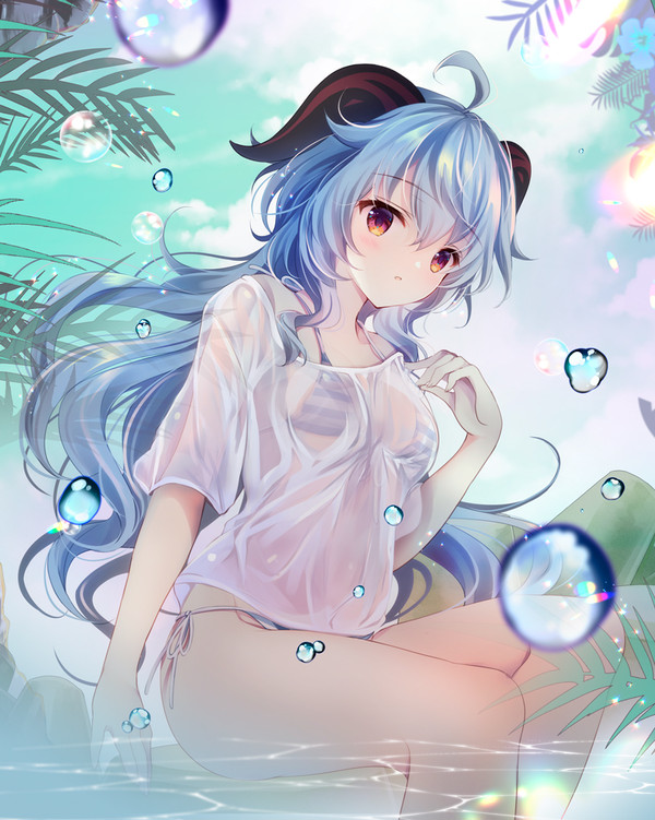 水着甘雨