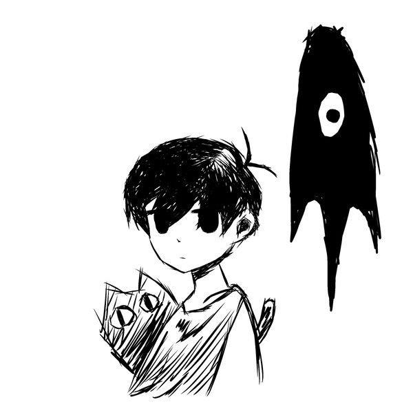 OMORIくんを描きました。