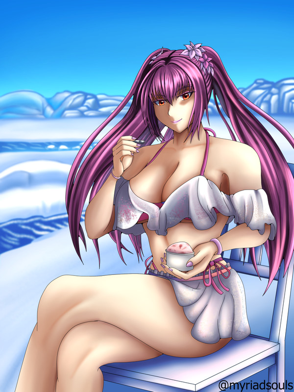 Swimsuit Scathach-Skadi