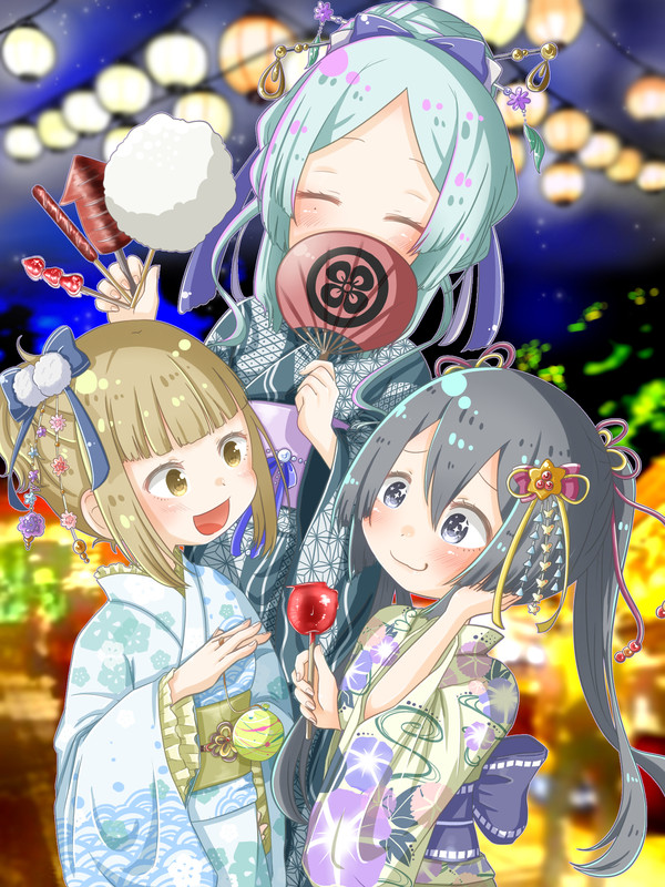 時女っ子の夏祭り🍎