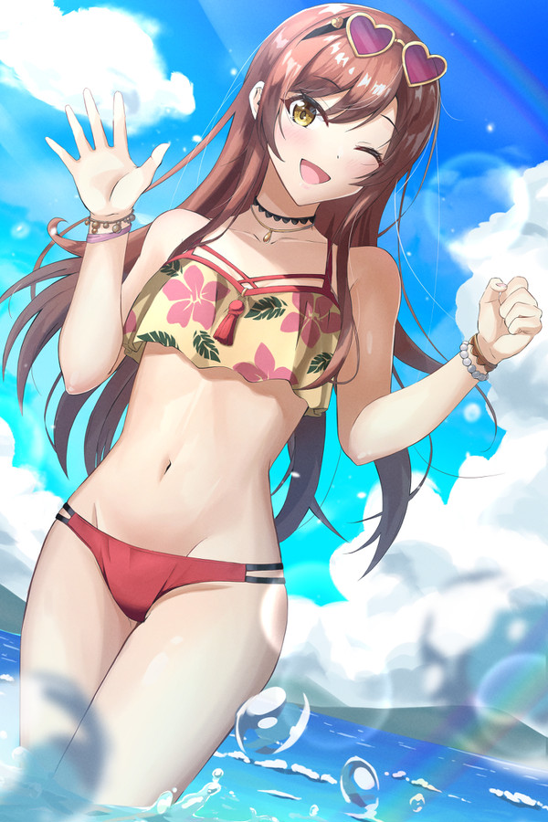 水着の甘奈🤩