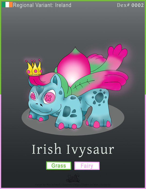 Irish Ivysaur (Grass/Fairy)