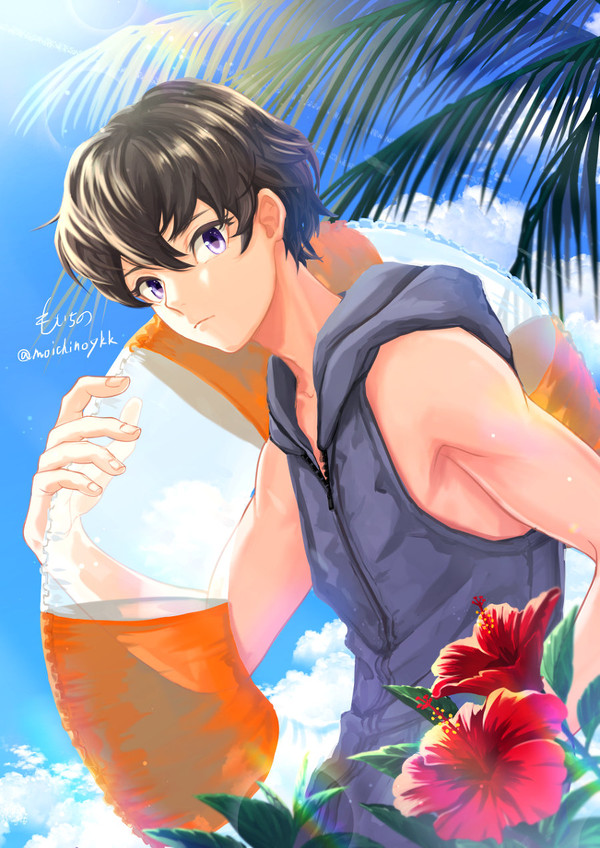 夏と浮き輪と少年