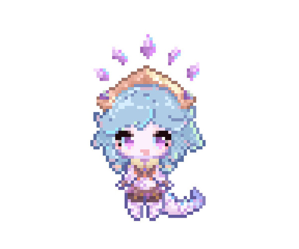 Winter wonder Neeko pixel art!