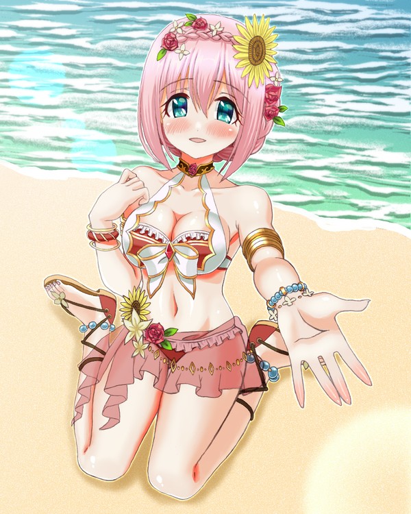 「一緒に…泳ごう？」