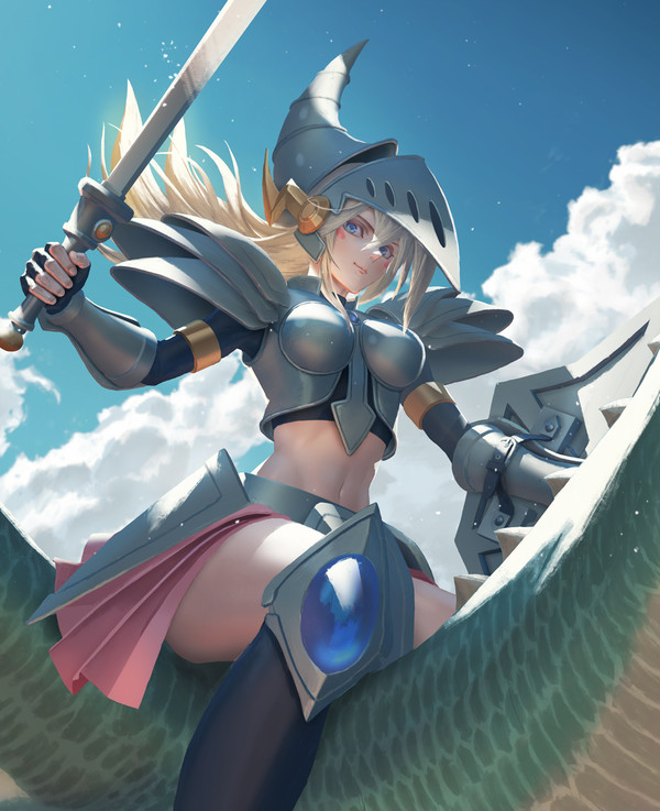 竜騎士ブラックマジシャンガール