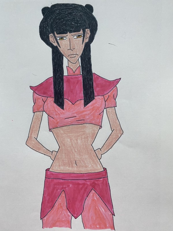 Mai but wearing Ty Lee’s outfit
