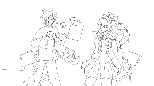 me vs monika