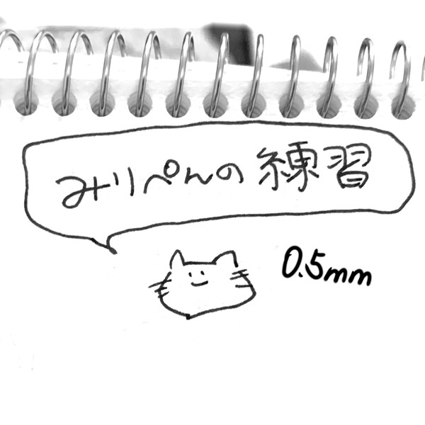 ミリペン落書き① 0.5mm