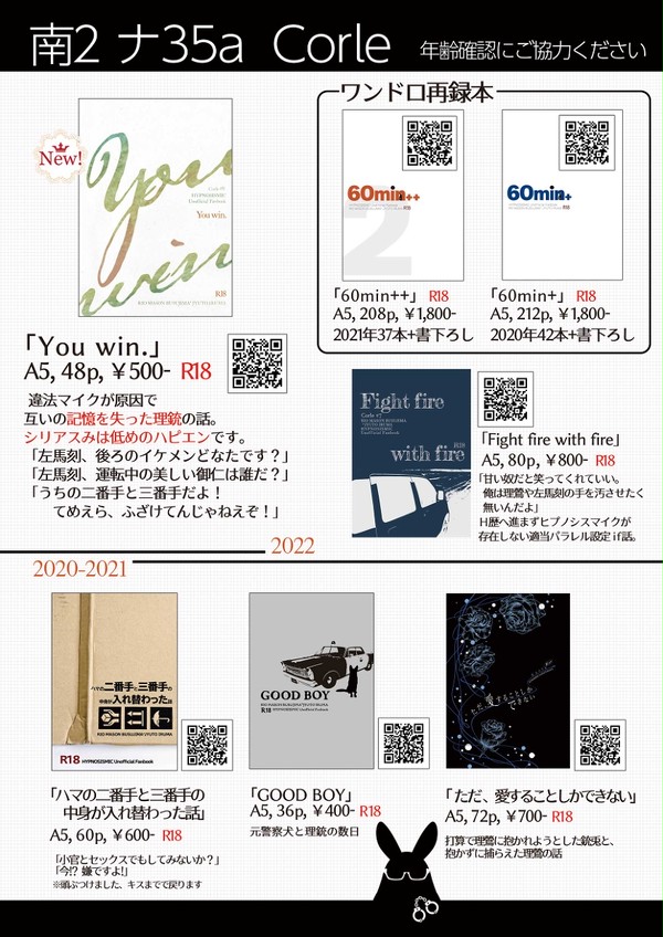 8/28 CLB20, その距離、10cm 4 理銃新刊とお品書