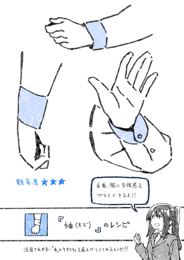 悩む時間が減る「袖」のレシピ
