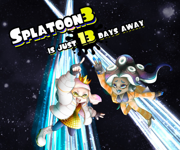 Splatoon3 カウントダウン企画イラスト