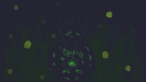夜明けと蛍