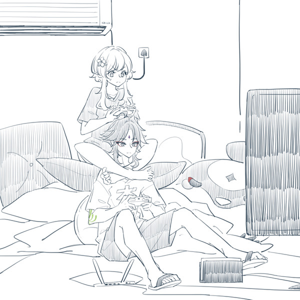 真夏のカップル
