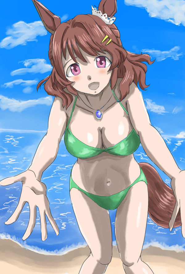 夏の終わりに、ハローさんが海に連れて行ってくれました！