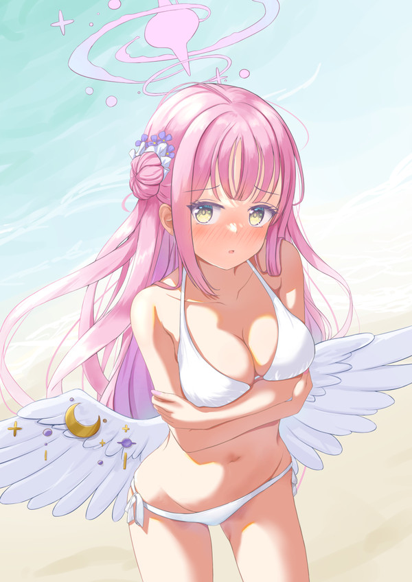 白ビキニミカぁ……