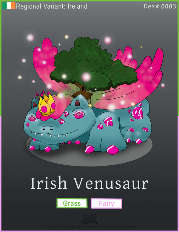 Irish Ivysaur (Grass/Fairy)