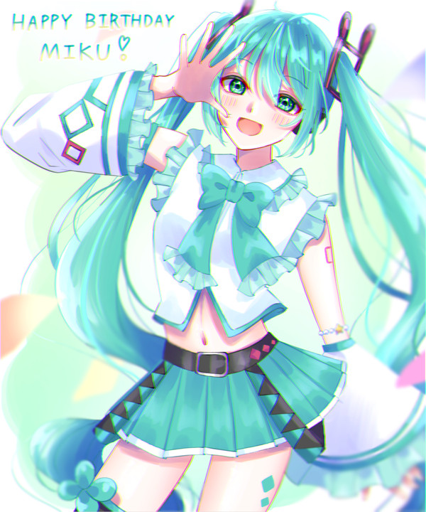 Happy  birthday Miku❕