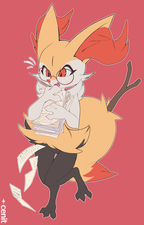 Braixen - commission