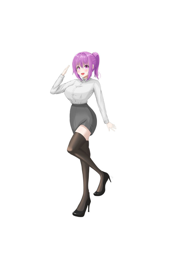 スタイルよい女の子