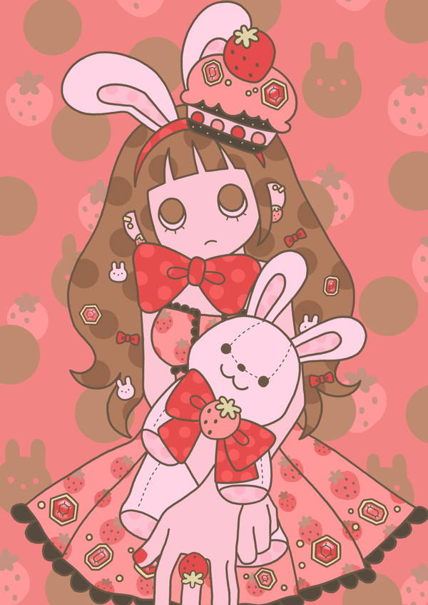 いちごのドレス