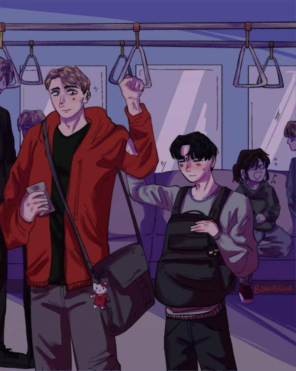 eruri college au fanart