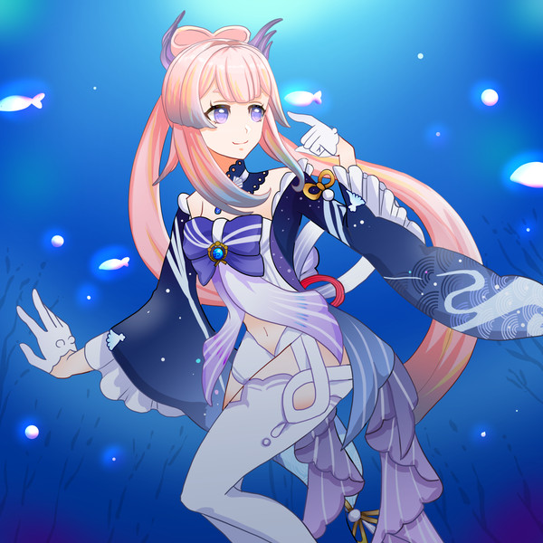 碧に染まる