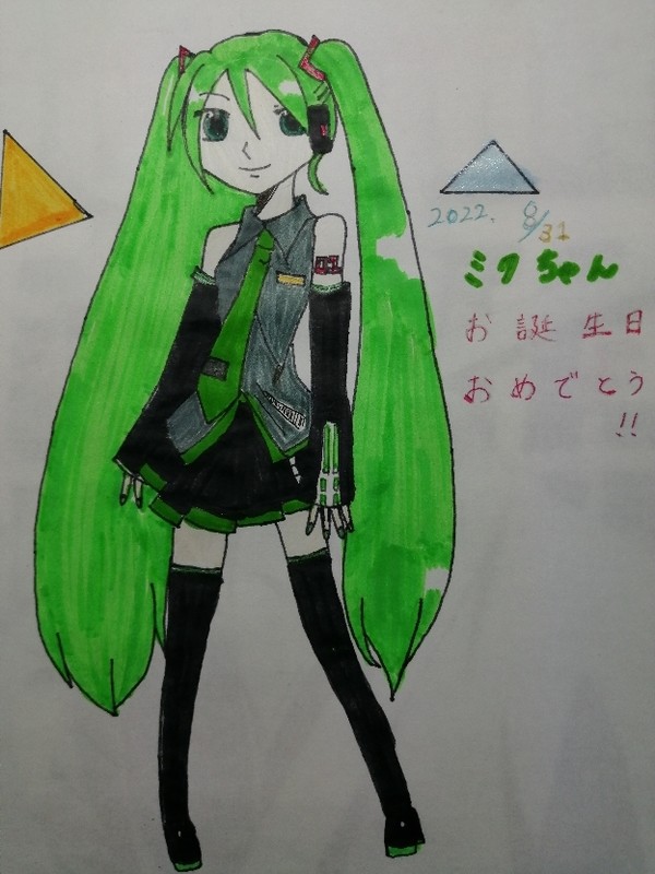 ミクちゃんお誕生日おめでとう！！🎂✨