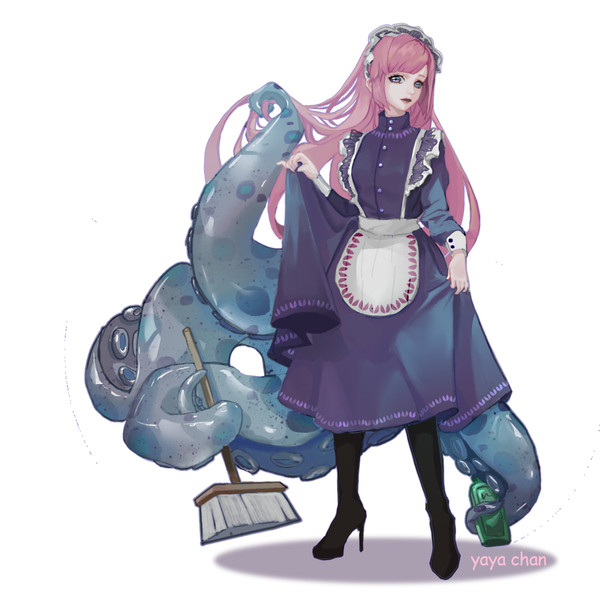 一个普普通通的蓝环张章鱼女仆