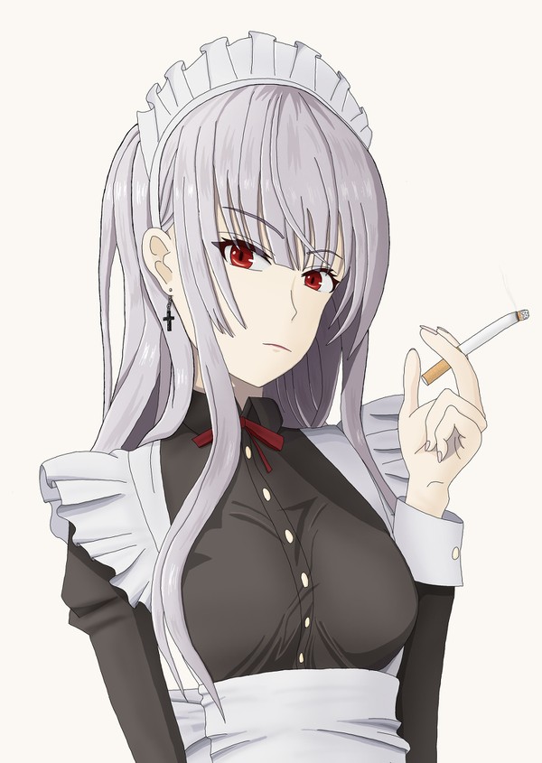 ヤニ吸うメイド