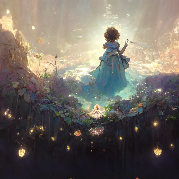 一名少女與花田