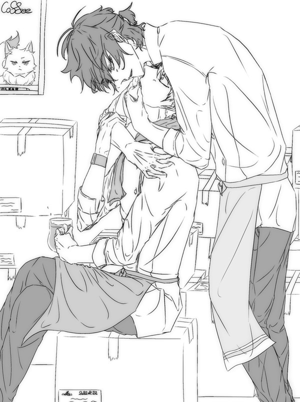 程光&紅光らくがき