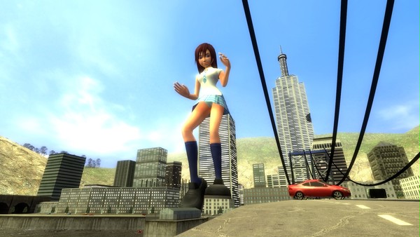 Kairi Towering Over Town
