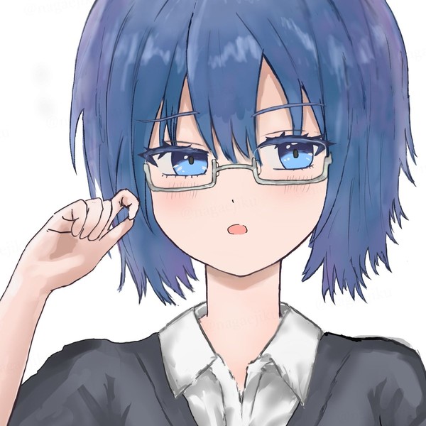 銀縁女子は知的かわいい👓