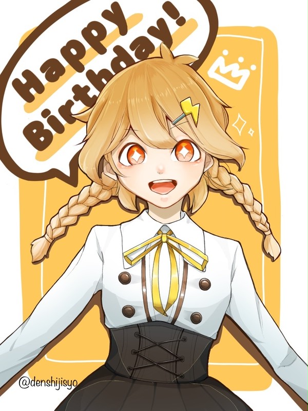 ゆうなちゃん描いた!!!⚡️⚡️⚡️