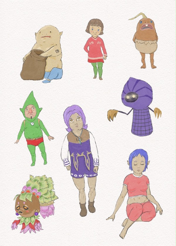 Majaora's Mask Characters