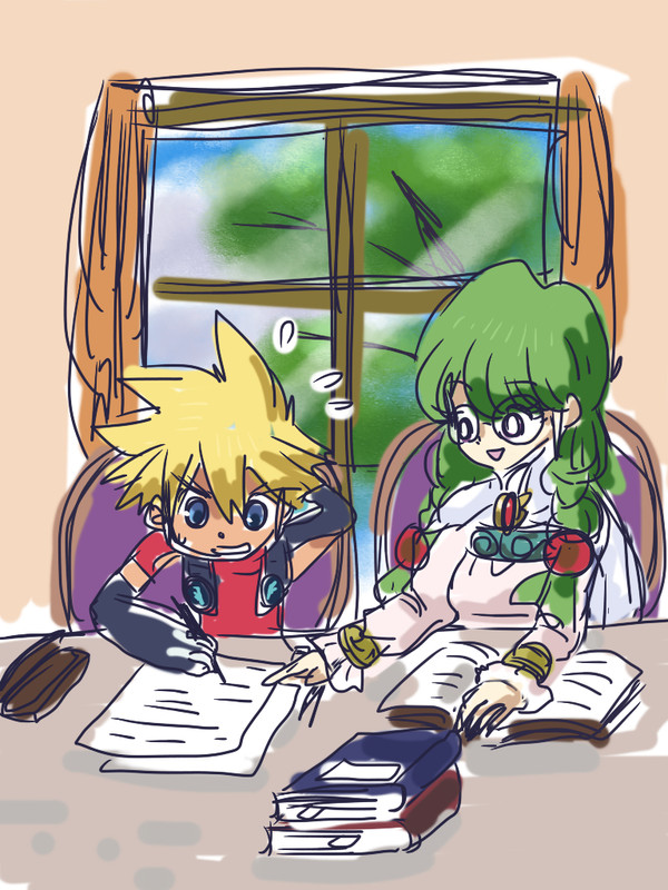 【コンビお絵かき】フィリア＆カイル