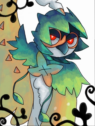 Decidueye and Rowlet