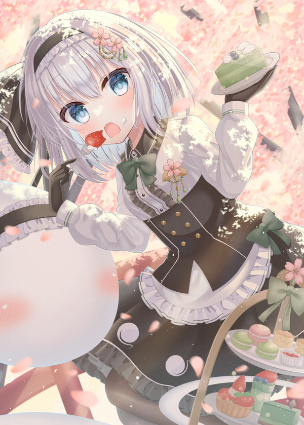 お菓子とゴスロリ妖夢ちゃん